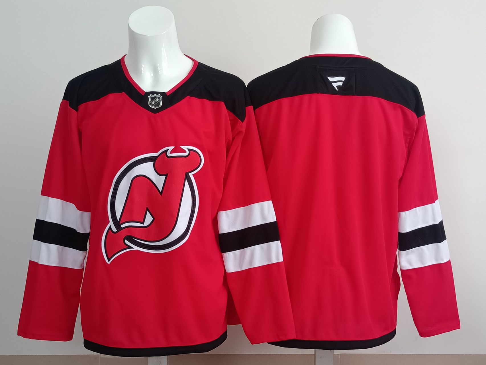 Men 2025 New Jersey Devils Blank  Red NHL Jersey style 01->new jersey devils->NHL Jersey